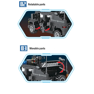 لگو کریتور پلیس و جیپ پلیس 431 قطعه KY67288 -اسباب بازی